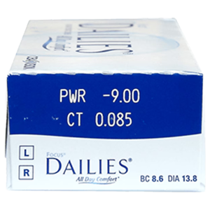 Focus Dailies All Day Comfort 30-pack voorzijde